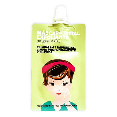 Máscara Facial Exfoliante con Aceite de Coco – TYL (10 g)
