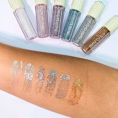 Sombra Glitter Liquida Belle Grace