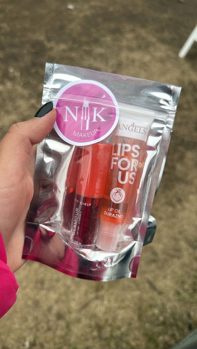 Lip Combo para regalar - Incluye bolsita y sticker- Durazno 