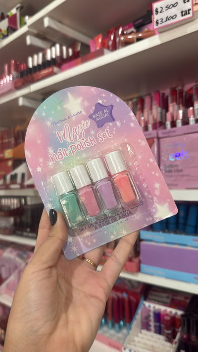 Kit x4 Esmaltes al agua - Thelma & Louise