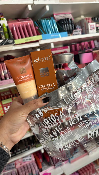 Promo Julio IDRAET - Crema Vitamin C 35g +Mascarilla Vitamin C + neceser de regalo 