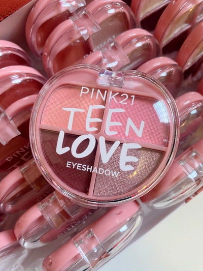Paleta x4 sombras Teen Love TONO 1 - Pink 21