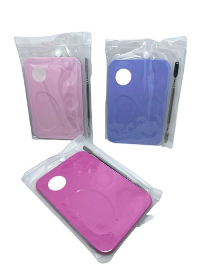 Paleta mezcladora con espatula de metal Colores