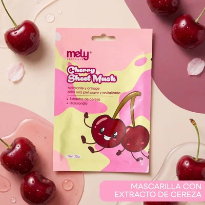 MASCARILLAS CON EXTRACTO DE CEREZA - Mely