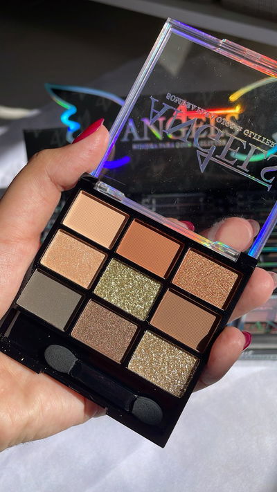 Paleta x9 sombras + aplicador - 4Angels TONO 1