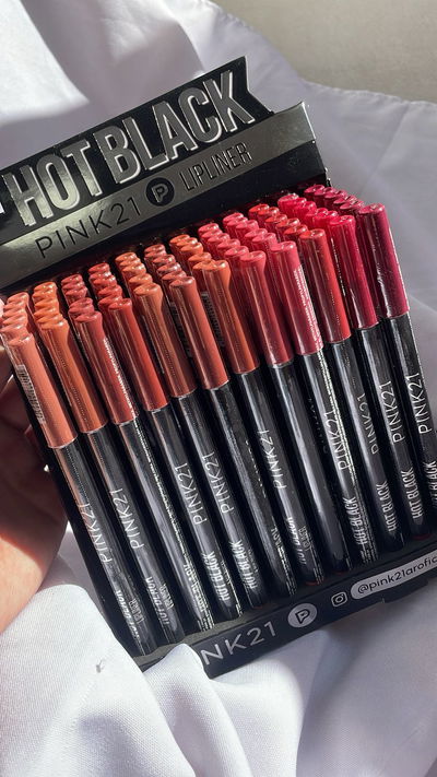 Delineadores de labios Hot Black - Pink 21
