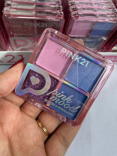 Paleta x4 sombras Pink Mood - Pink 21 TONO 3