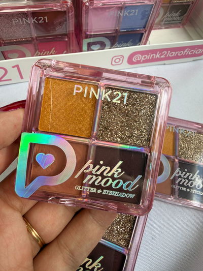 Paleta x4 sombras Pink Mood - Pink 21 TONO 4