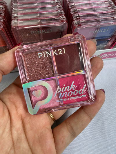 Paleta x4 sombras Pink Mood - Pink 21 TONO 2