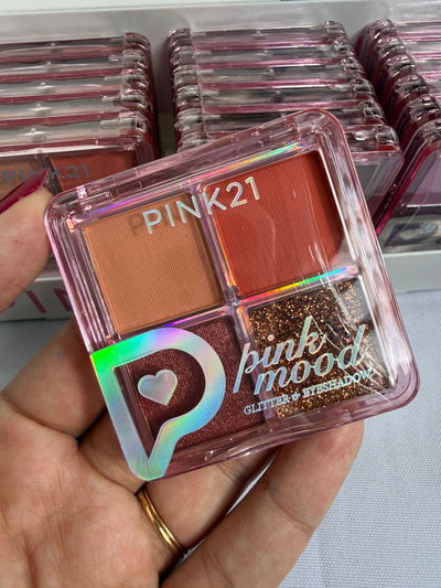 Paleta x4 sombras Pink Mood - Pink 21 TONO 1