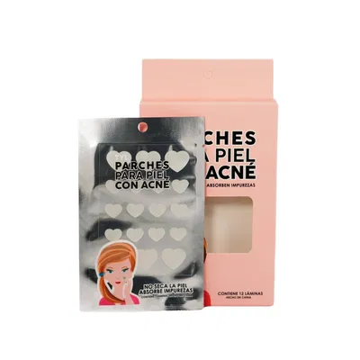 Lamina 18 Parches para acné Corazones Transparentes - Thelma & Louise