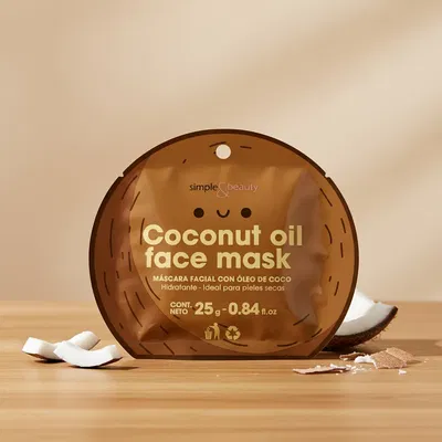 Mascarilla Coconut hidratante - Simple & Beauty