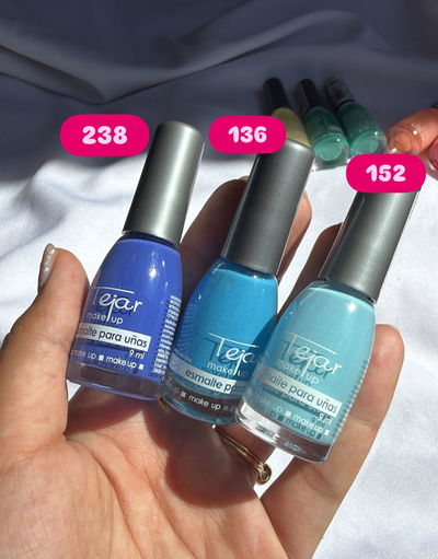 Esmaltes Azulados - Tejar (Tono 238, 136, 152)