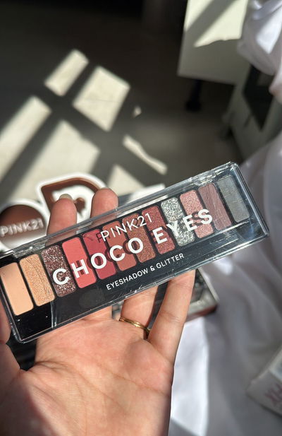 Paleta x12 sombras Choco Eyes - Pink 21 (TONO 2)