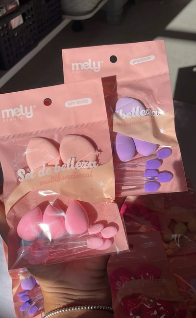 Kit de 10 accesorios para aplicar maquillaje