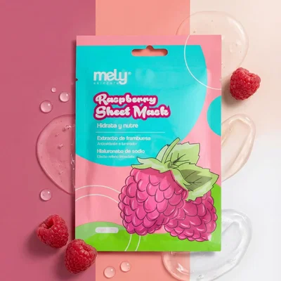 MASCARILLA FACIAL MELY SHEET MASK FRAMBUESA