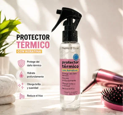 Protector Térmico Capilar Con Keratina 100ml Anti Frizz - THELMA & LOUISE