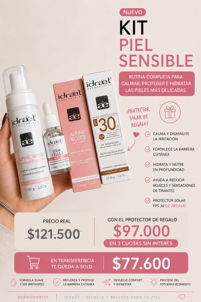 Kit Piel sensible Idraet - Rutina facial