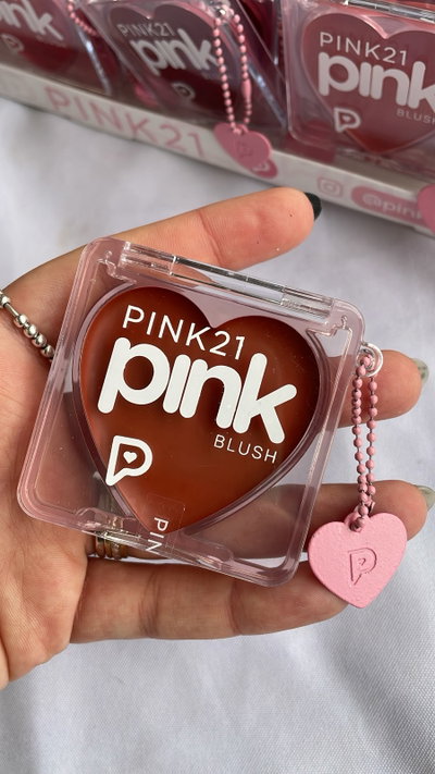 Rubor en crema con llavero Tono 4 - Pink 21