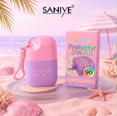 Protector solar SPF 90+++ con llavero - Saniye