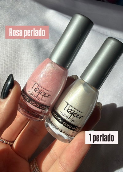 Esmalte de uñas (Rosa Perlado, 1 Perlado)