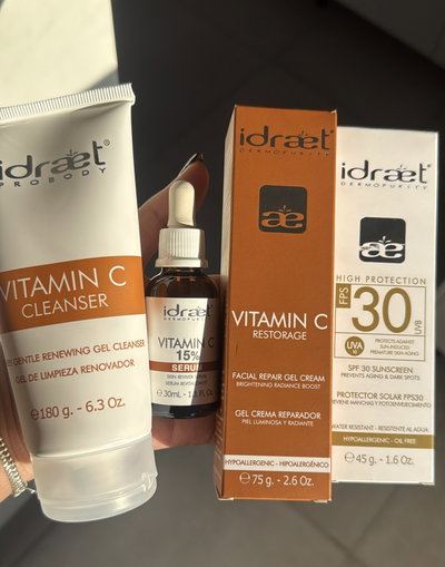 Rutina skin- Kit piel opaca o con manchas Idraet