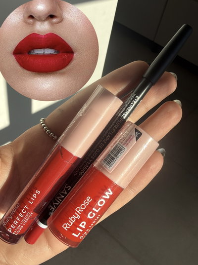 Lip combo Ruby Rose - Labios rojos perfectos 💋💄