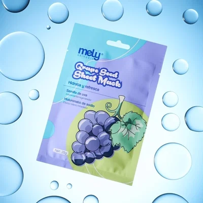 MASCARILLA FACIAL SHEET MASK PEPITA DE UVA 25G - MELY 