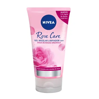 Gel Limpiador Facial Micelar Nivea Rose Care x 150 ml