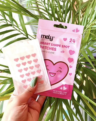 PARCHES ANTI ACNÉ FORMA CORAZON - Mely