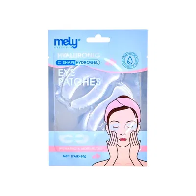 PARCHE PARA OJOS DE HIDROGEL CON ÁCIDO HIALURÓNICO - Mely