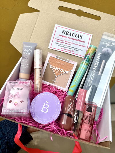 Combo maquillaje básico completo - 11 artículos