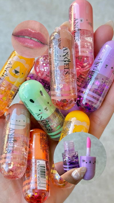 🌈 Mini Gloss animalitos 4Angels – máximo encanto 💋