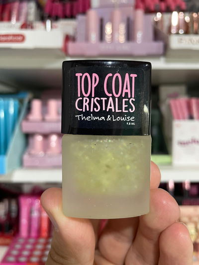 Esmalte Tratamiento Top Coat Cristales - Thelma & Louise