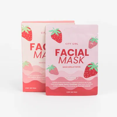 MASCARILLA CON EXTRACTO DE FRUTILLA – CITY GIRL