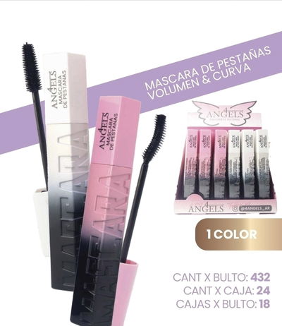 Mascara de pestaña volumen y curva - 4Angels