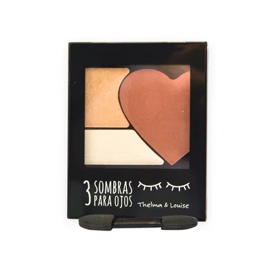 Paleta sombras Thelma y Louise CORAZON de rubor tonos tierra