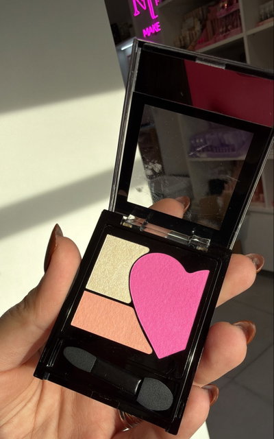 Paleta Sombras Thelma y Louise CORAZON de rubor tonos Nude