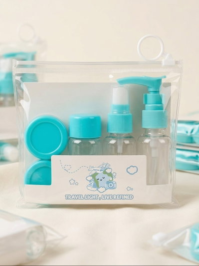 Set x5 envases skin care para viaje 