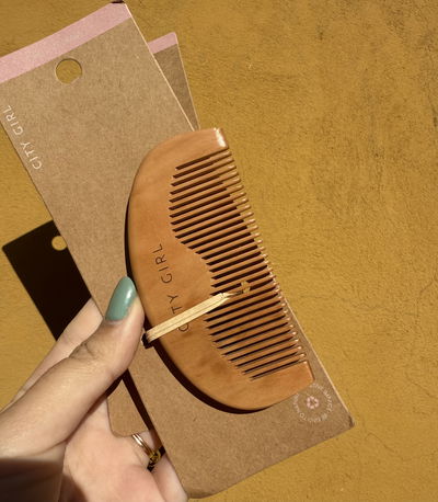 Cepillo madera de cartera City Girl 