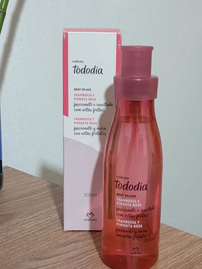 Body splash Tododia frambuesa y pimienta rosa - 200 ml - Tododia