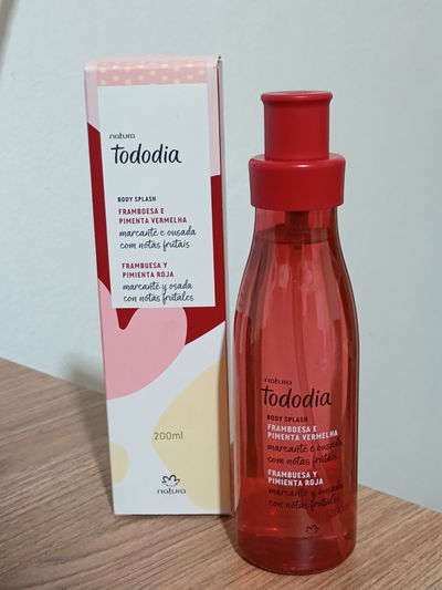 Body splash Tododia frambuesa y pimienta roja - 200 ml - Tododia