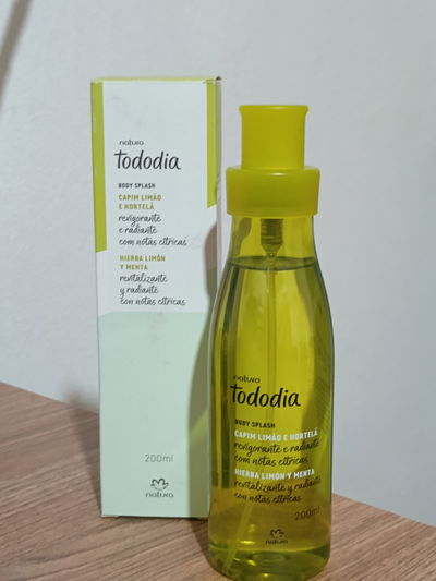 Body splash Tododia hierba limón y menta -200 ml - Tododia