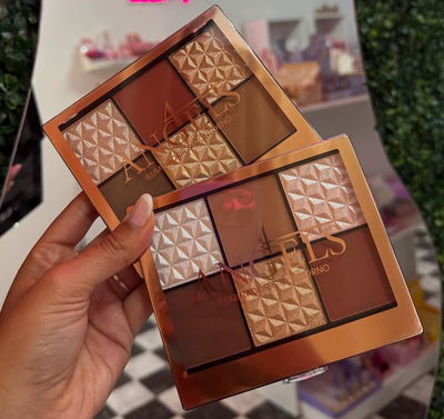 Paleta de Sombras iluminador y contorno 4 Angels