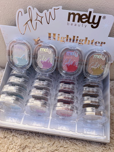 Iluminador en polvo glow 2en1 Mely