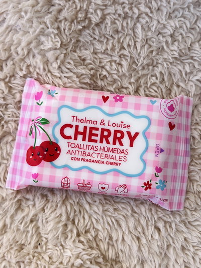 Toallitas Húmedas antibacteriales cherry