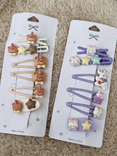 Hebilla animalitos x3 blisters