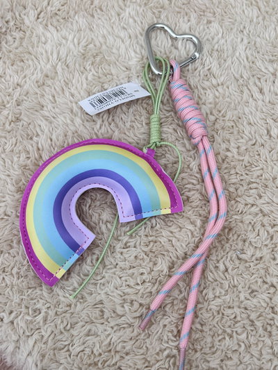 Llavero Arcoíris pastel X3