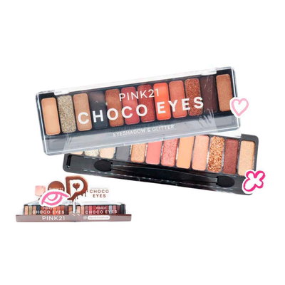 Paleta de Sombras choco Pink 21