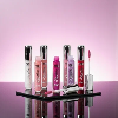 Lip gloss hidratante shiny Mely x3